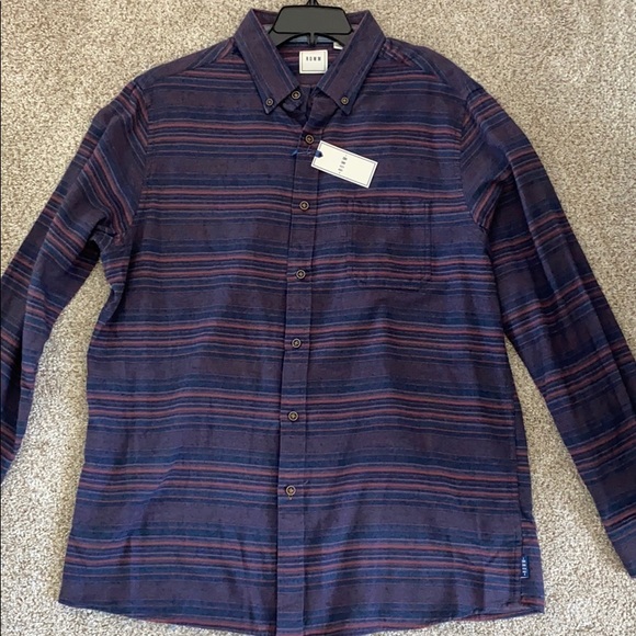 MEN’S Blue Button down - Picture 1 of 5